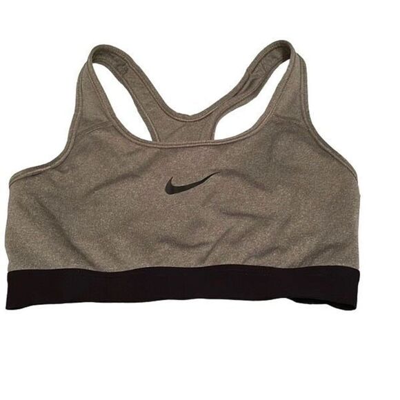 Nearly New! Gray Nike Sports Bra - Girls Size XS - Picture 1 of 5